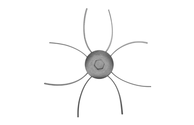 Катушка для триммера универсальная Denzel алюминиевый корпус, леска до 4 мм