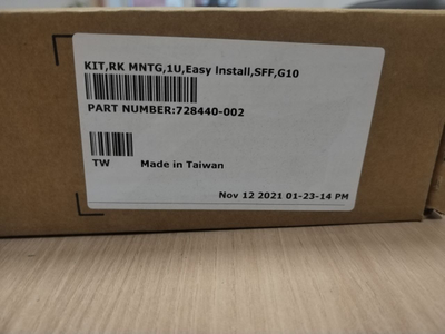 Kit, RK,  HP 1U SFF G8-G10, 728440-002