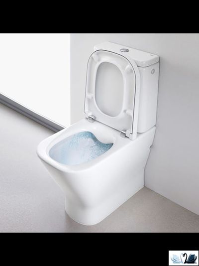 Унитаз компакт ROCA GAP 34273700H 341730000 Clean Rim напольный безободковый с бачком