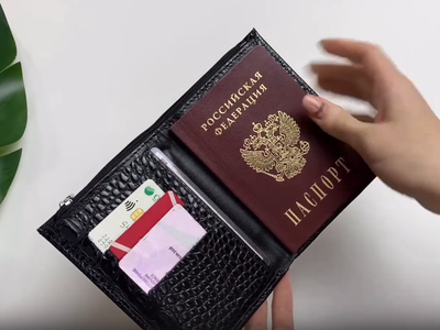 ОБЛОЖКА 4в1, АВТОДОКУМЕНТЫ + ОТДЕЛ ДЛЯ КУПЮР+КОШЕЛЕК НА МОЛНИИ + ОТДЕЛЫ ДЛЯ КАРТ И ВИЗИТОК. КРОКОДИЛ. Цвет: Чёрный С ЧЁРНОЙ ПРОШИВКОЙ