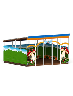 Полянка - МФ 7150.01 - Теневой навес мини (Мухоморчики)