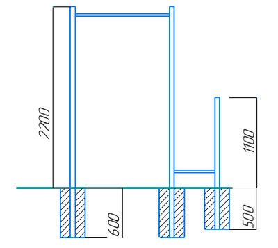 Спортивная площадка WORKOUT w02