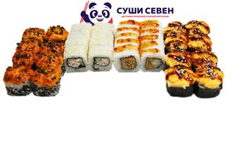 Сет Вкусный ОБНОВЛЕННЫЙ (4 ролла  , 32 штуки - 960 гр)