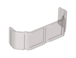 Glass for Train Front 2 x 6 x 2, Trans-Brown (Old Trans-Black) (17457 / 6299774)