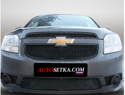 Premium защита радиатора для Chevrolet Orlando (2010-2015) из 2-х частей