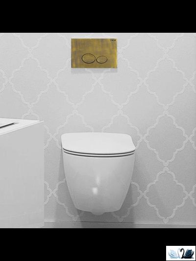 Кнопка смыва CREAVIT DROP GP2007.00 бронза матовый