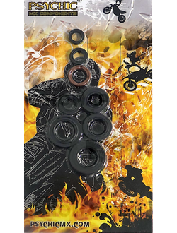 Сальники двигателя комплект Psychic MX-09213 для мотоциклов Honda XR200R (1984), XR250L (1991-1996), XR250R (1985-2003)