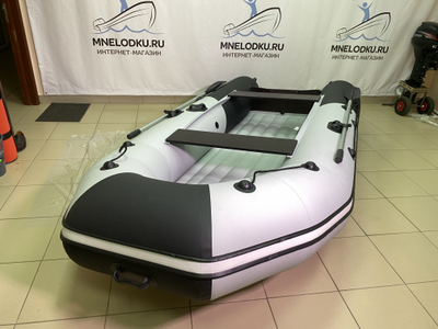 Моторная лодка Таймень NX 3400 НДНД PRO светло-серый черный - MNELODKU.RU