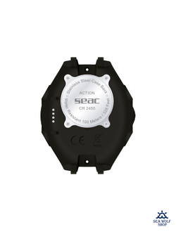 Компьютер SEAC ACTION подводный, черно-белый для дайвинга и фридайвинга