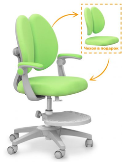 Детское кресло ErgoKids Sprint Duo зеленый