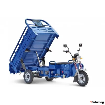 Грузовой электротрицикл Rutrike Титан 2000 ГИДРАВЛИКА 60V1500W синий
