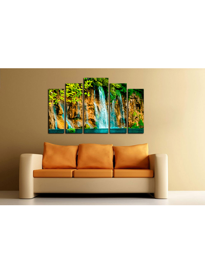 Модульная картина "Водопад"