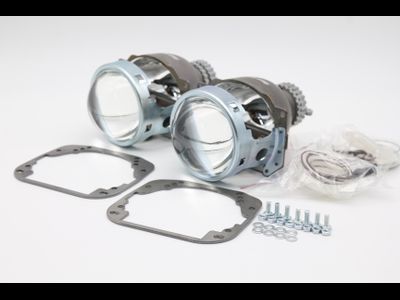 Комплект Koito Q5 D2 H4 с рамками для замены штатных ксеноновых линз автомобиля Nissan Murano Z51 (2009 - н. в. )