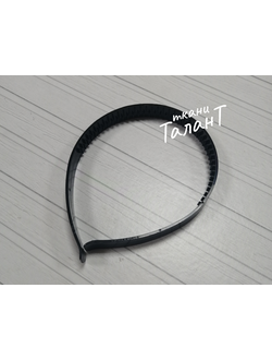 Ободок пластиковый, цв. Черный, шир. 1,5 см.
