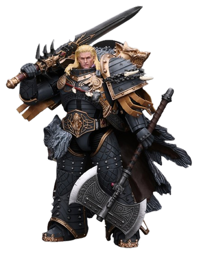 Леман Русс, примарх Космических Волков (Warhammer Horus Heresy) - КОЛЛЕКЦИОННАЯ ФИГУРКА 1/18 Space Wolves Leman Russ Primarch of the VIth Legion (JT6137) - JOYTOY
