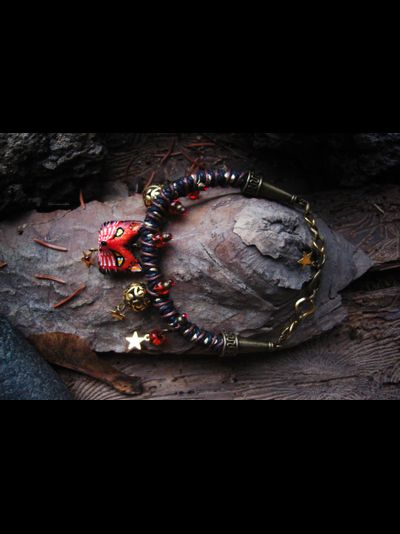 "Шатёр Царевны Лисички", яркий браслет в стиле фэнтези