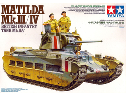 Сборная модель: (Tamiya 35300) Английский танк Matilda Mk.III/IV