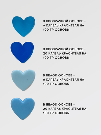Пигментная неоновая паста концентрат Голубой 30 мл + флакон для разведения 100 мл в подарок