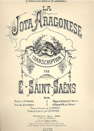 Saint-Saens - Jota aragonese Op.64