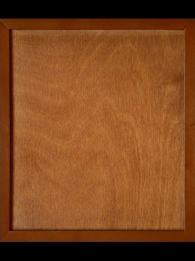 Киот деревянный с басменной рамой для иконы формата 17,5х21см.