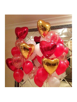 Набор для влюбленных их гелиевых шаров