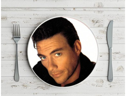 Тарелка Jean-Claude Van Damme, Жан-Клод Ван Дамм №1