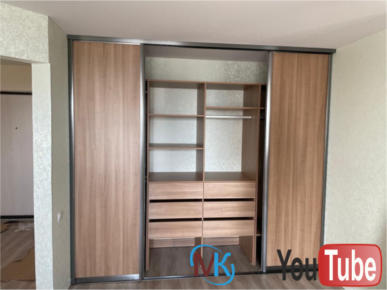 Встроенные шкафы-купе на заказ наше видео YouTube