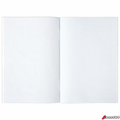 Книга учета 48 л., клетка, обложка из мелованного картона, блок офсет, А4 (200×290 мм), STAFF. 130055