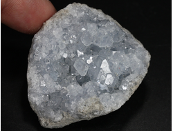 Целестин голубой, друза кристаллов, Мадагаскар (51*43*30 мм, 81 г) №36260