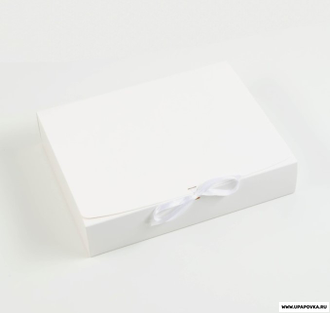 Коробка складная Белая 25 х 20 х 5 см