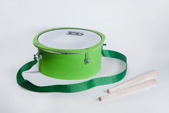Детский барабан 20 см, зеленый