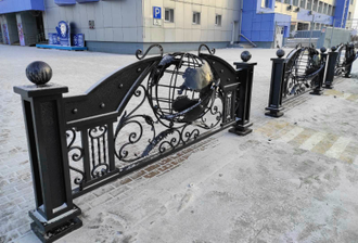 Кованый забор - Арт 06