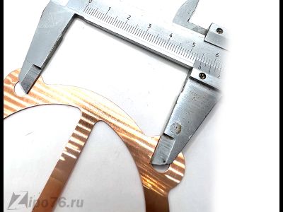 Прокладка головки компрессора воздушного блока медная диаметр 86мм