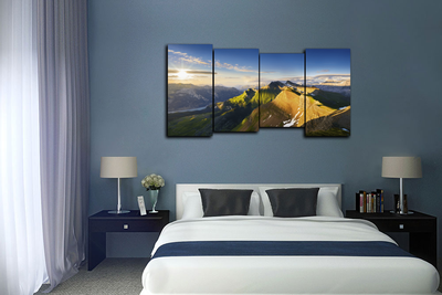 Модульная картина "Рассвет на горе"