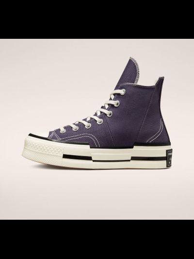 Кеды Converse Chuck 70 Plus фиолетовые высокие на платформе