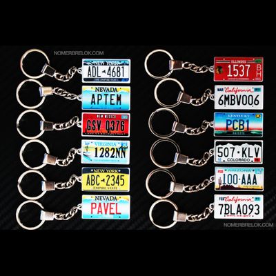 Заготовка акриловая «НОМЕР США», белая