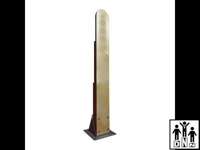 Макивара настенная четырёхсекционная тент