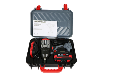 Аккумуляторный бесщеточный ударный гайковерт PROFIPOWER T-1200N