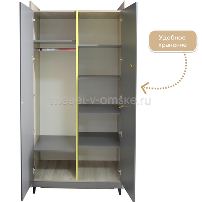 Шкаф Поинт 2-х дверный