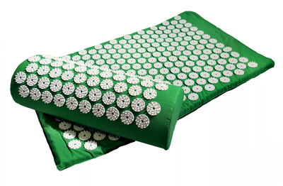 Акупунктурный массажный игольчатый коврик+валик