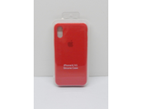 Защитная крышка iPhone X красная, с логотипом