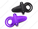 Усиленное Вибро-кольцо Pretty Love VPR Dolphin фиолетовый и черный