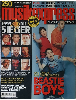 Musikexpress Sounds Magazine Januar 2000 Beastie Boys, Иностранные музыкальные журналы, Intpressshop