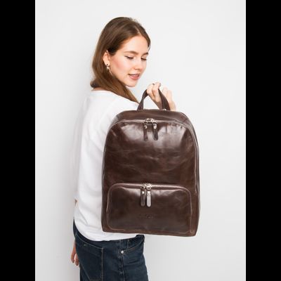 Женский кожаный рюкзак Vicenza Premium brown (арт. 
3105-52)