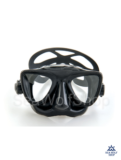 Маска для дайвинга C4 Plasma black (силикон, стекло)