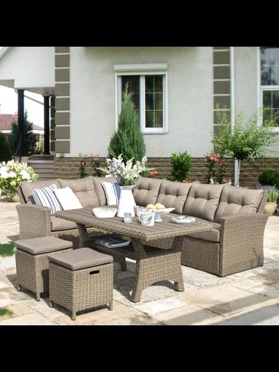 Комплект плетеной мебели AFM-307B Beige