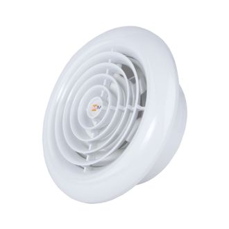 Сверхтонкий вытяжной вентилятор для ванн Mmotors ММ 100 круглый (с обратным клапаном)