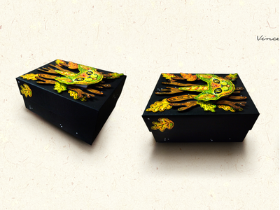 Подарочная 3Д-коробочка в стиле украшения, дизайнерская упаковка для броши