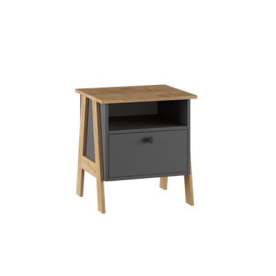 Теодора Тумба ПВШ Графит/Дуб крафт