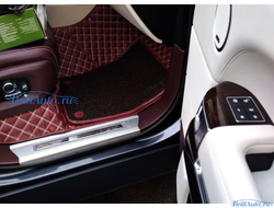 3D коврики в салон Range Rover из экокожи